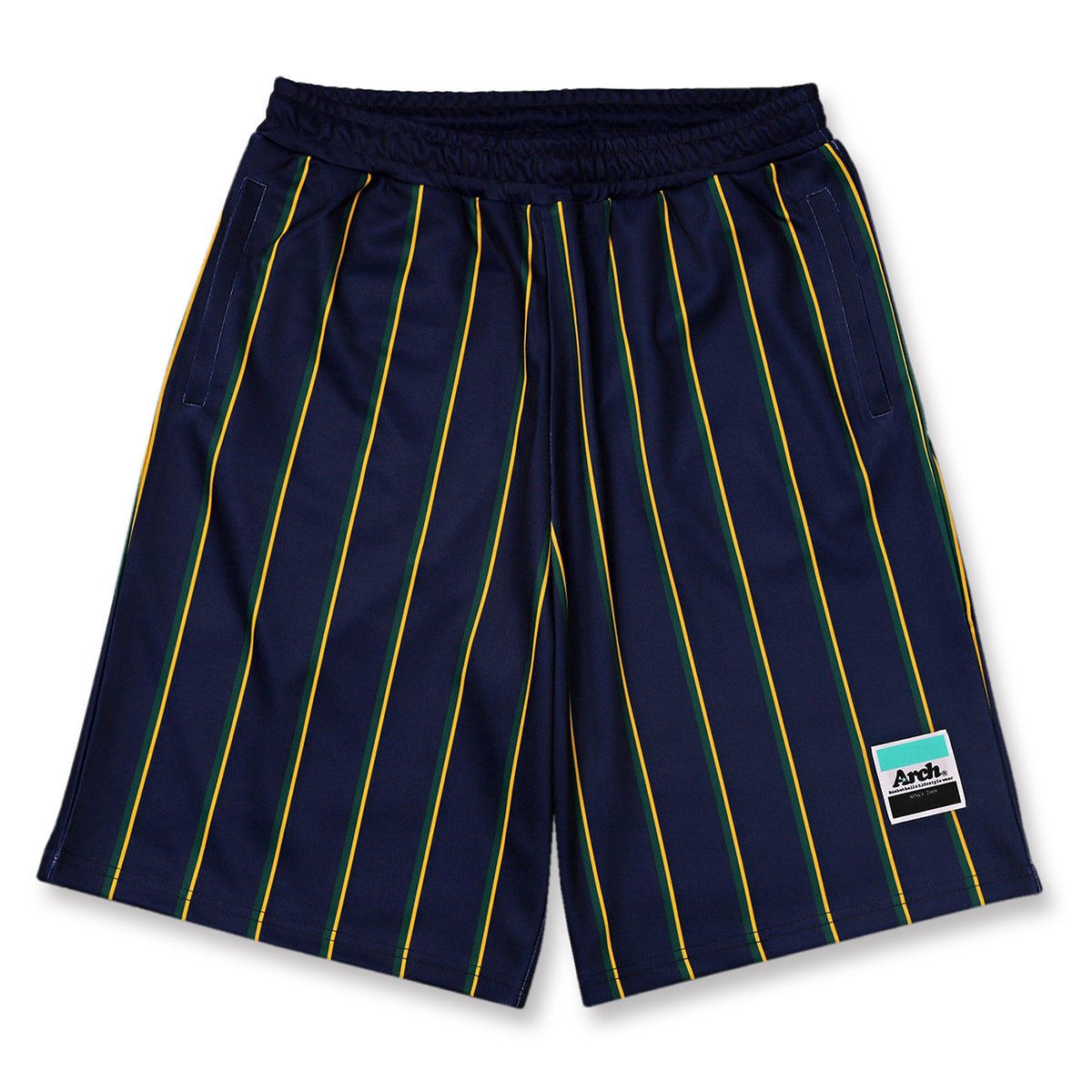 trad stripe shorts【navy】