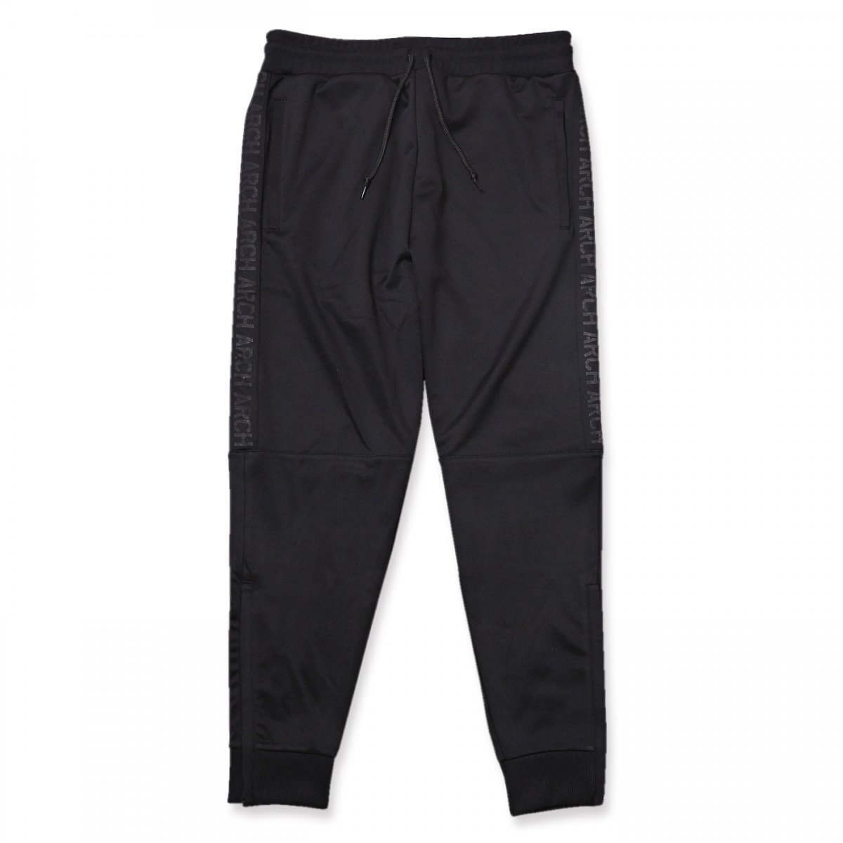 jogger pants black and white