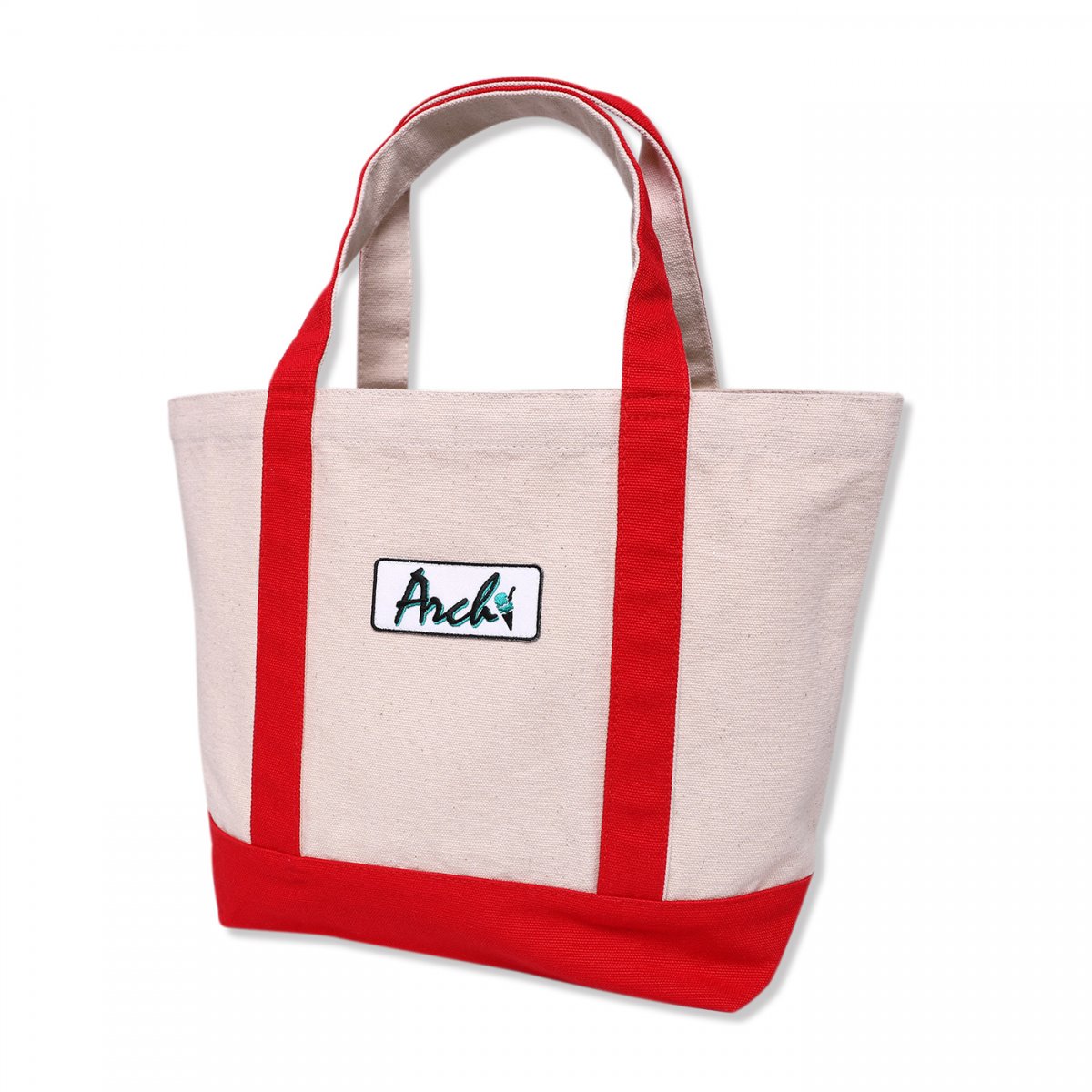 ice patch canvas bag 【natural/red】