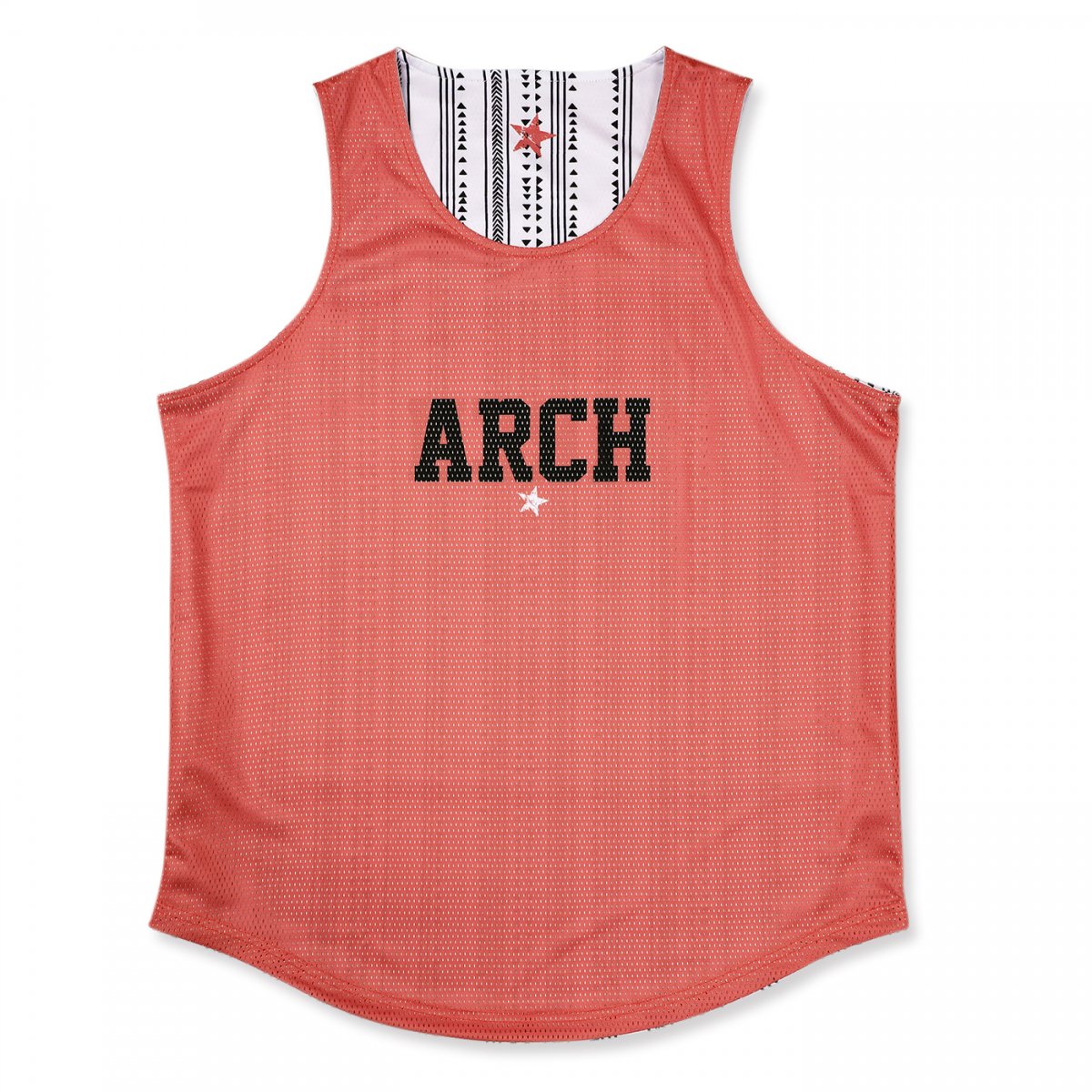 rough stripe rev. tank [DRY]【white/pink】 - Arch ☆ アーチ 