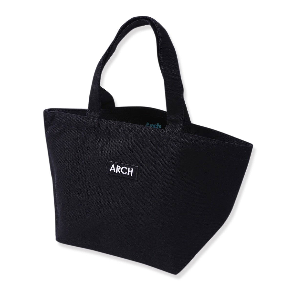patched tote bag［small］【black】
