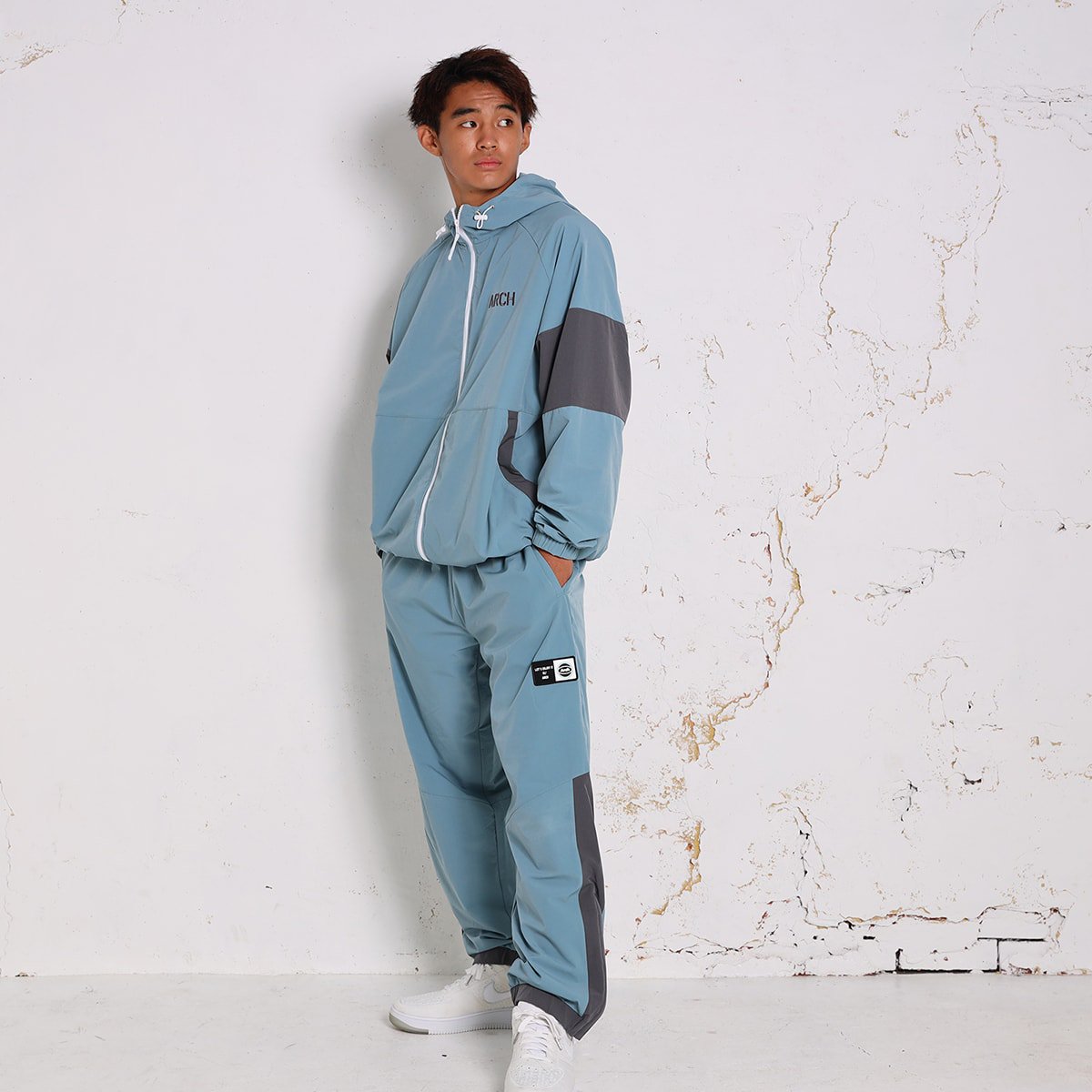 classic track jacket【stone blue】 - Arch ☆ アーチ