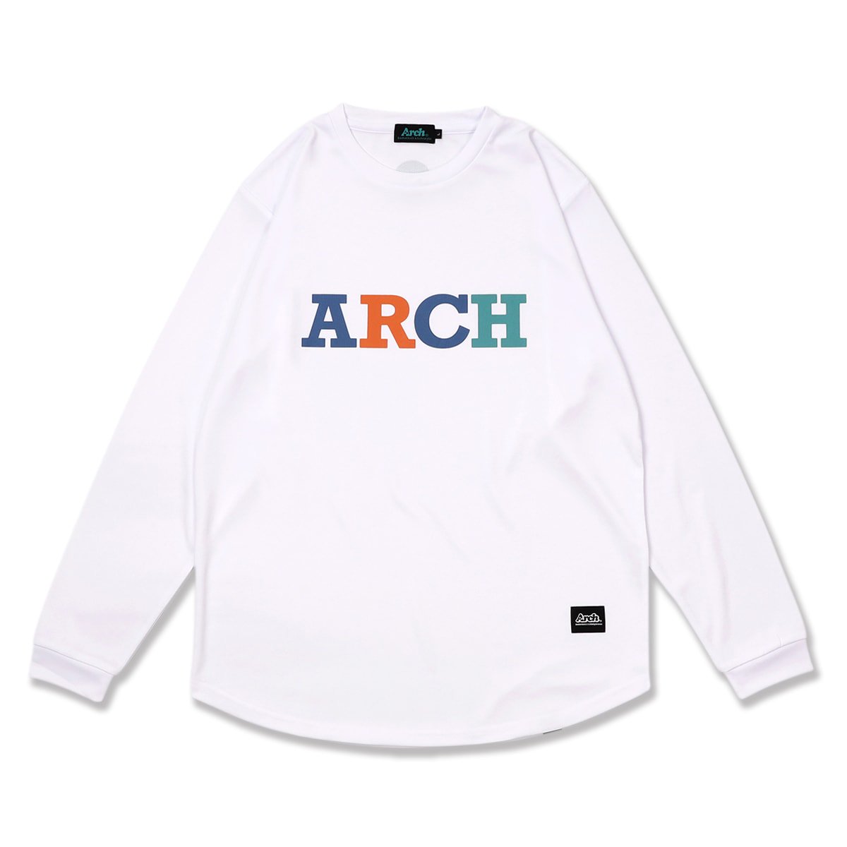 4colors L/S tee [DRY]【white】