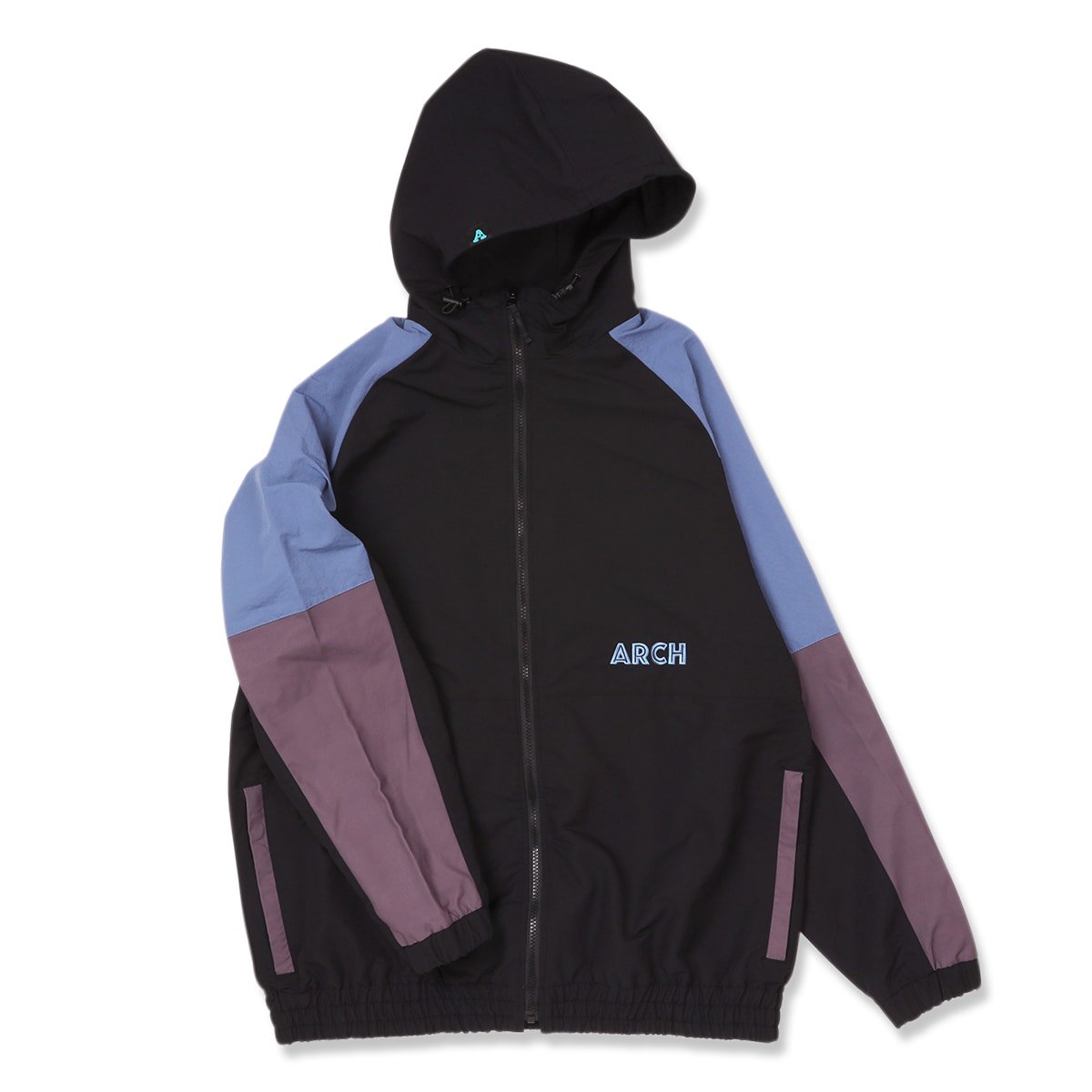 paneled nylon jacket【black】 - Arch ☆ アーチ [バスケットボール