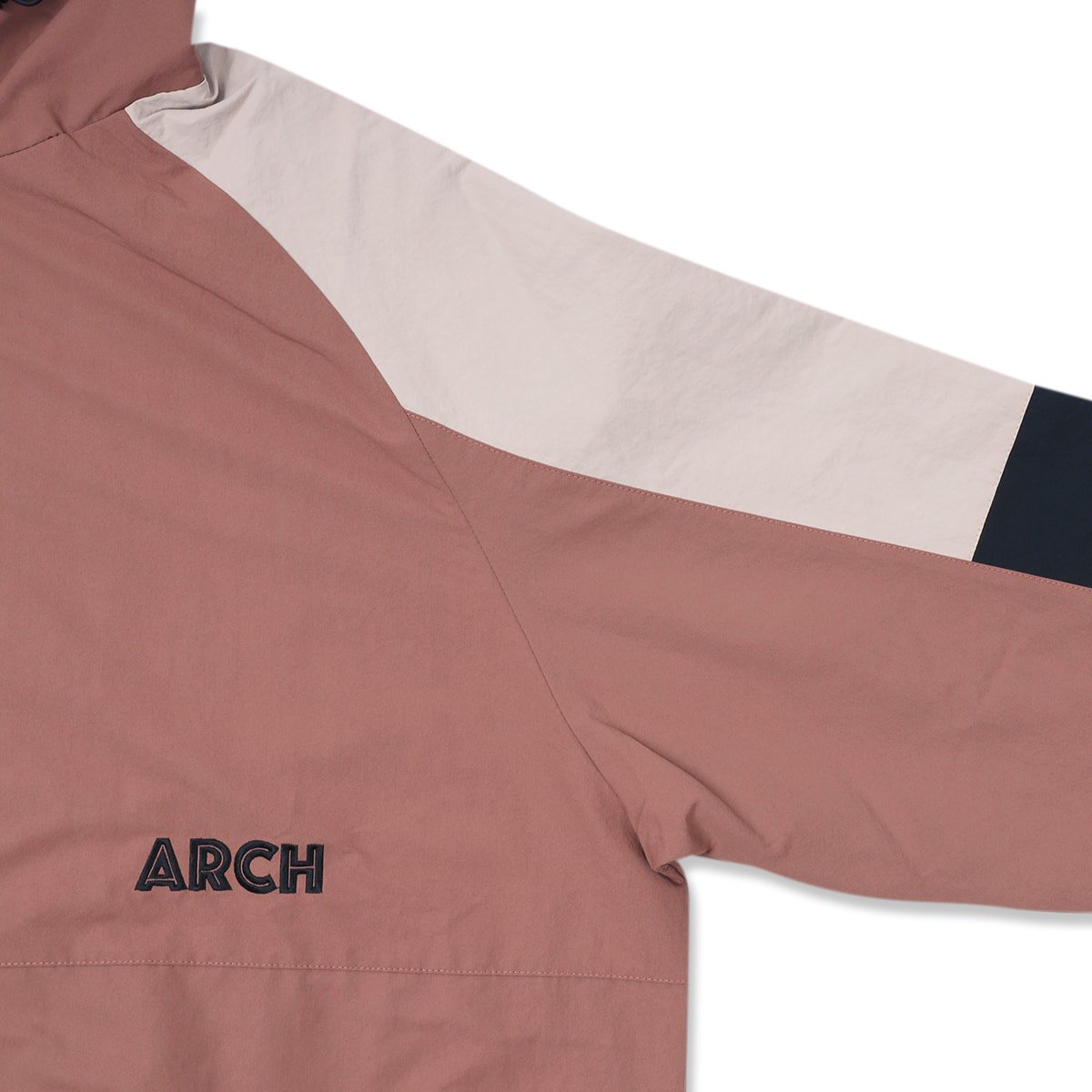 paneled nylon jacket【ash rose】 - Arch ☆ アーチ