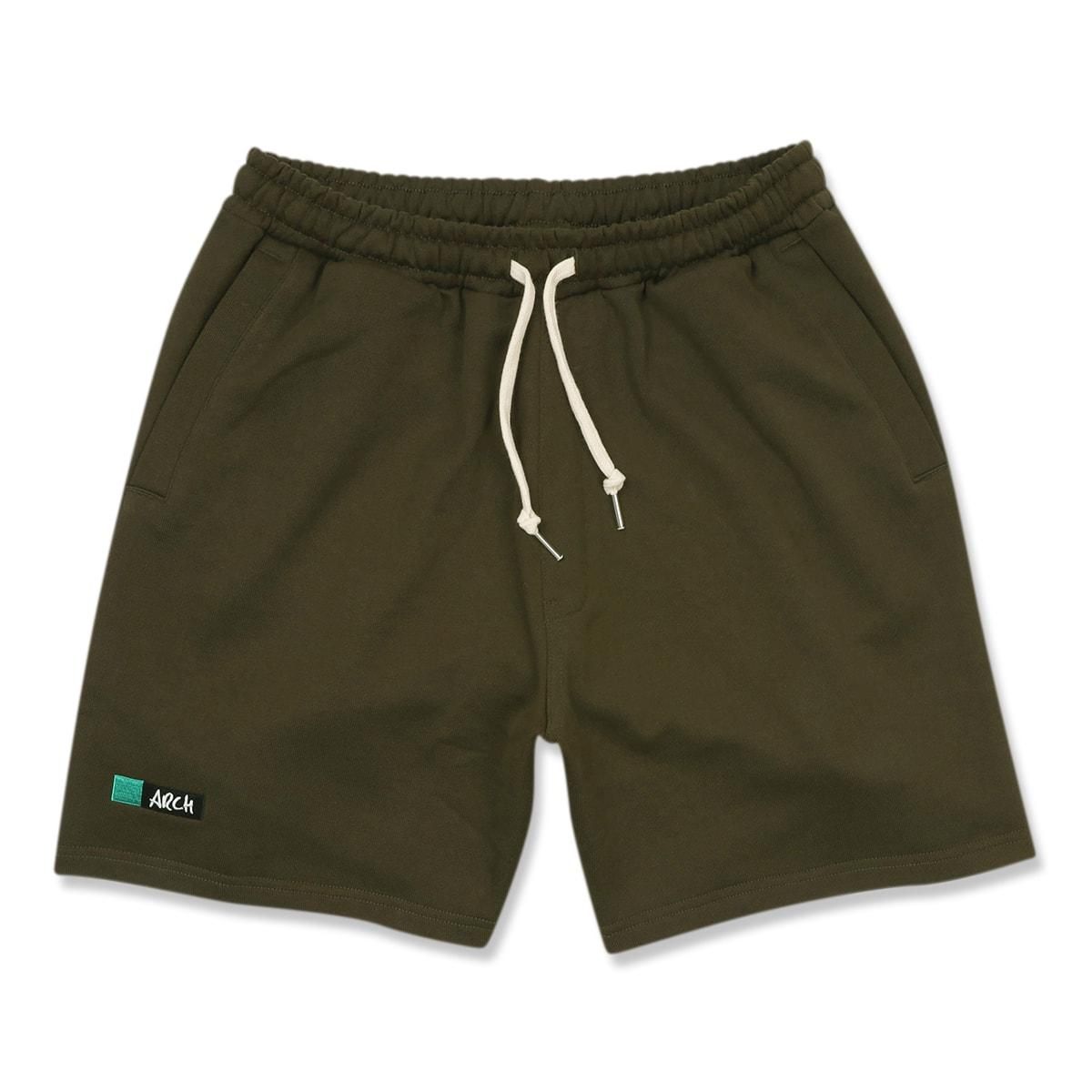 khaki sweat shorts