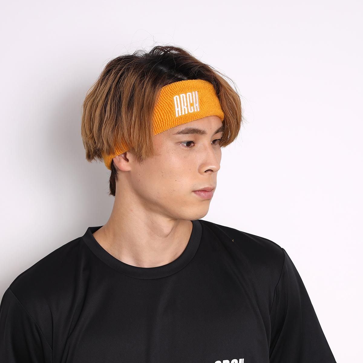 tilt logo headband【mustard】 - Arch ☆ アーチ