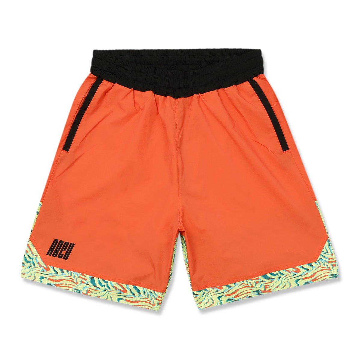 zebra section shorts【orange】