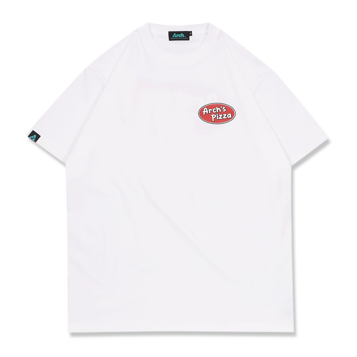 Arch's pizza tee【white】