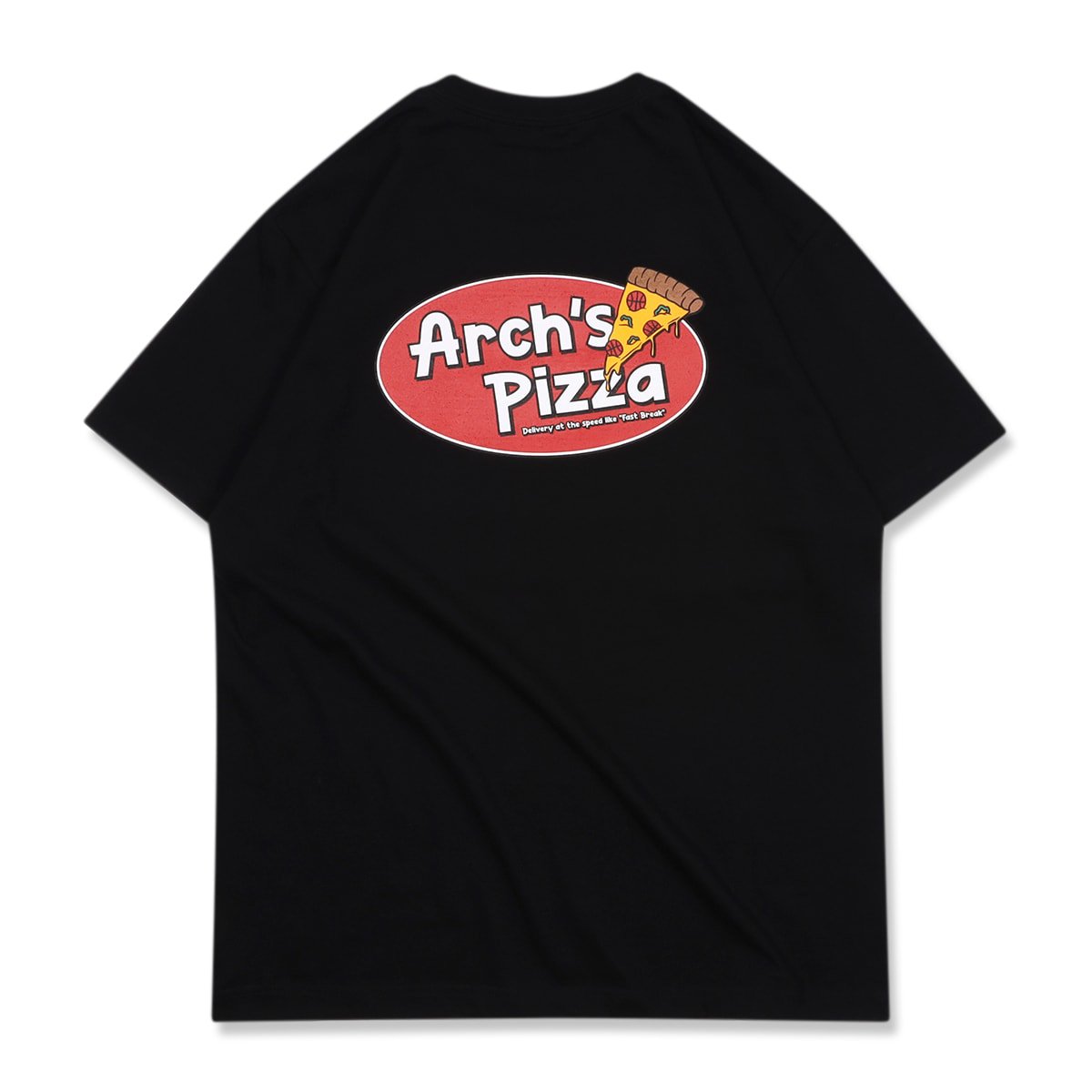 Arch's pizza tee【black】 - Arch ☆ アーチ [バスケットボール 