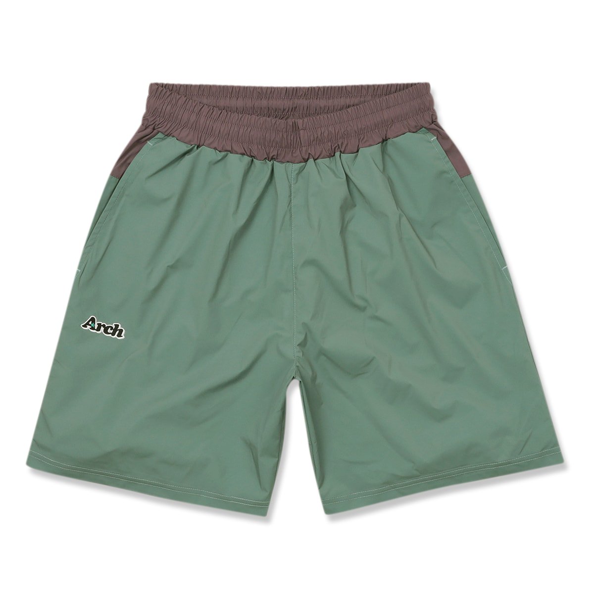 top color shorts【moss gray】