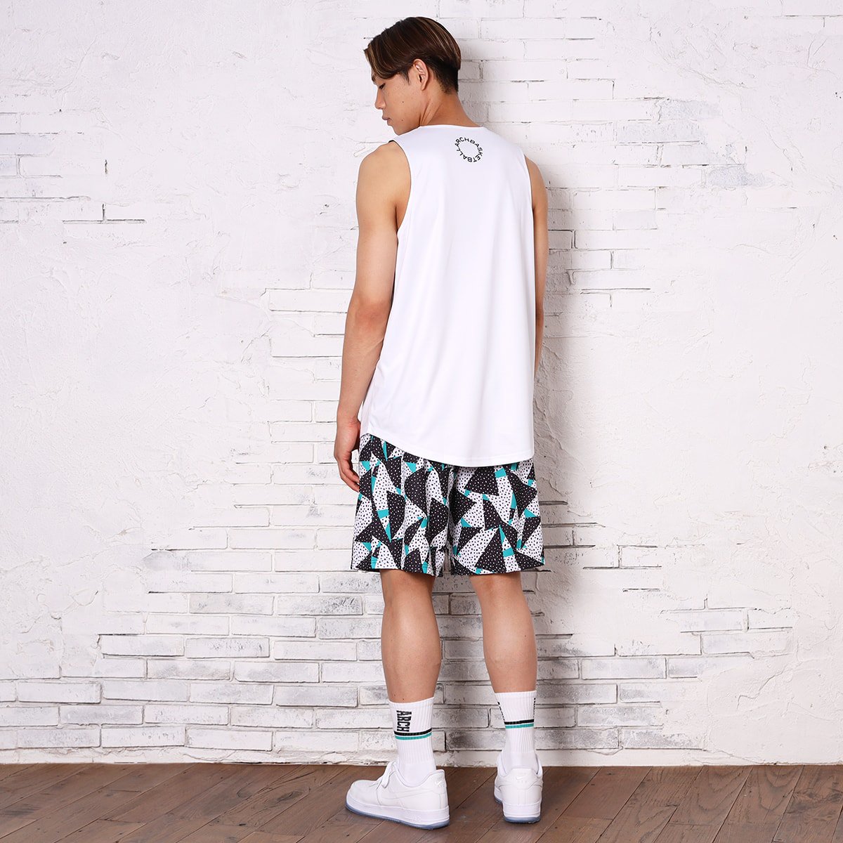 crush dot rev. tank [DRY]【white/black】 - Arch ☆ アーチ