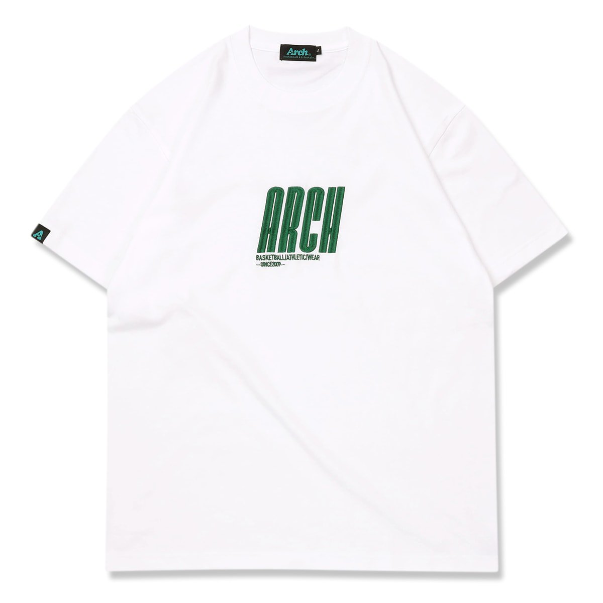 tilt logo embroidered tee【white】 - Arch ☆ アーチ 