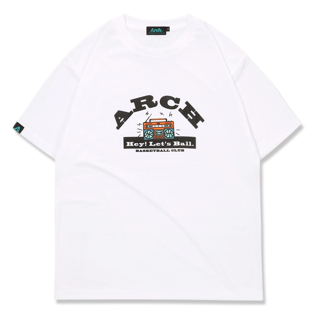 awesome beat tee [DRY]【white】 - Arch ☆ アーチ [バスケットボール＆ライフスタイルウェア  Basketball&Lifestyle wear]