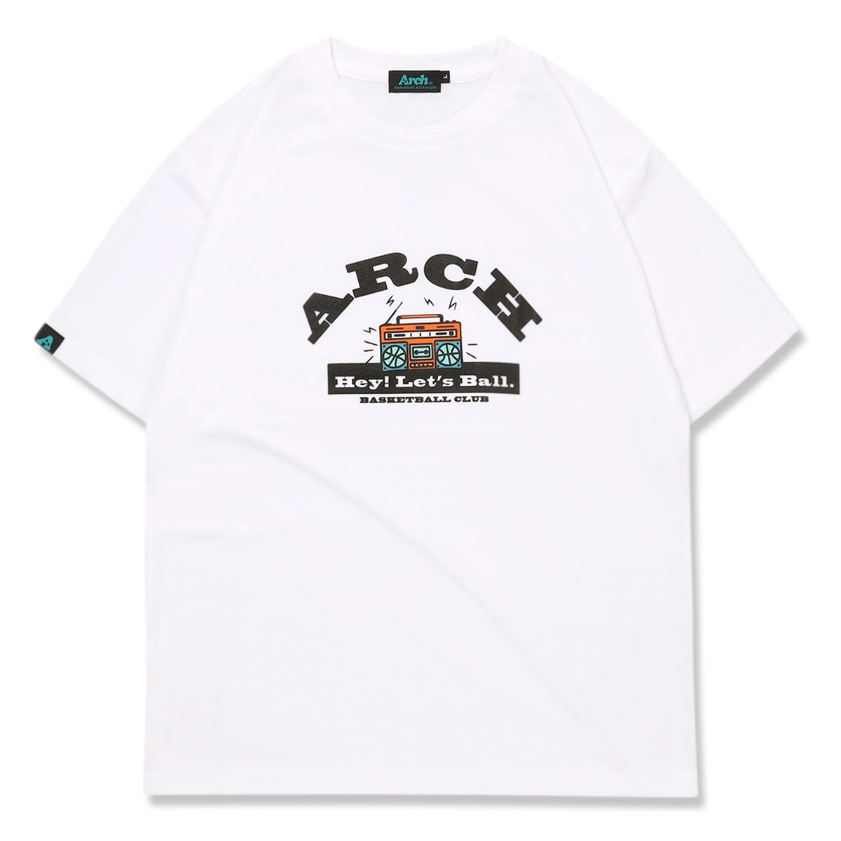 awesome beat tee [DRY]【white】 - Arch ☆ アーチ [バスケットボール