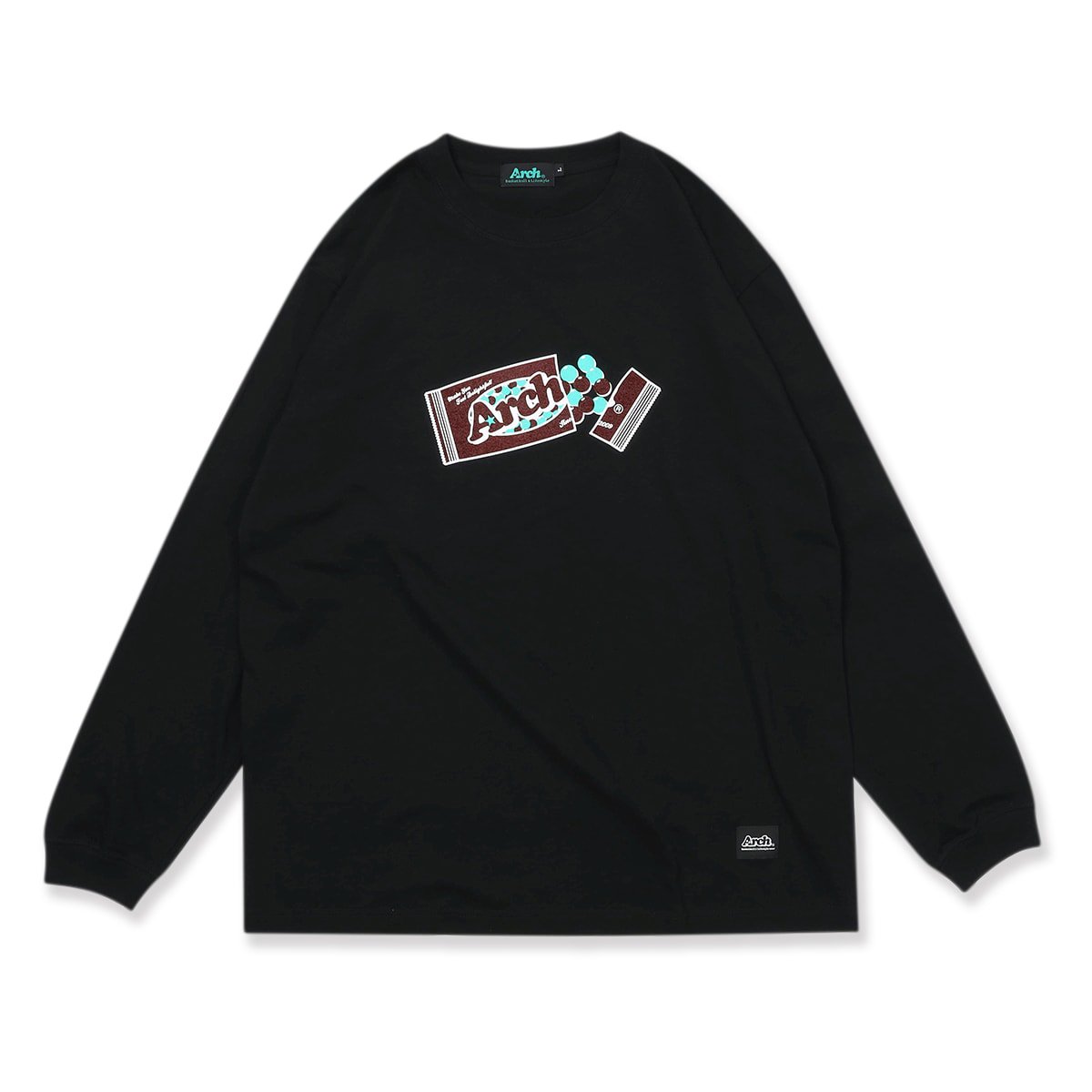 choco drop L/S tee【black】 - Arch ☆ アーチ [バスケットボール