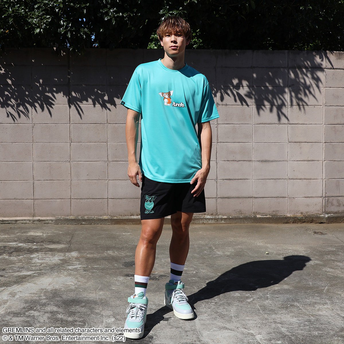 GREMLINS | Arch hoopman tee [DRY]【mint】 - Arch ☆ アーチ [バスケットボール＆ライフスタイルウェア  Basketball&Lifestyle wear]