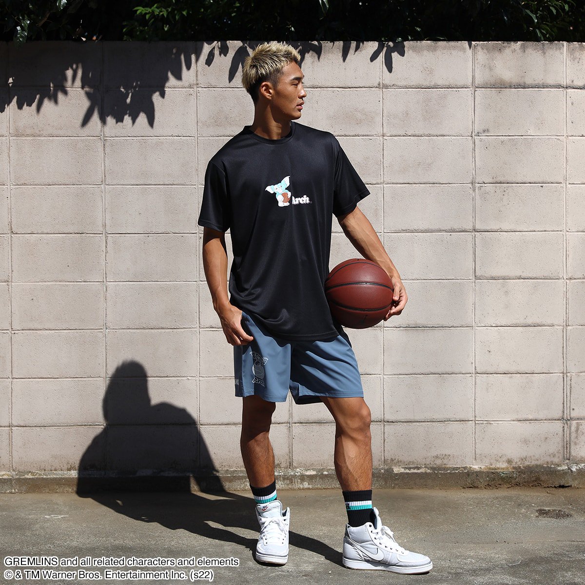 GREMLINS | Arch hoopman tee [DRY]【black】 - Arch ☆ アーチ