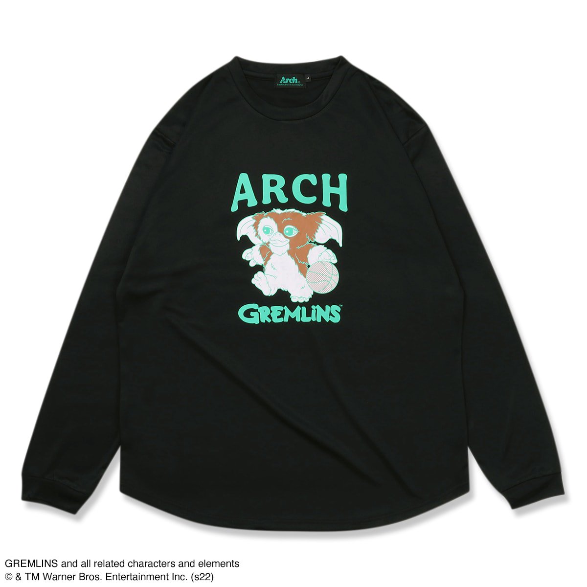 GREMLINS | Arch naughty L/S tee [DRY]【black】 - Arch ☆ アーチ  [バスケットボール＆ライフスタイルウェア Basketball&Lifestyle wear]