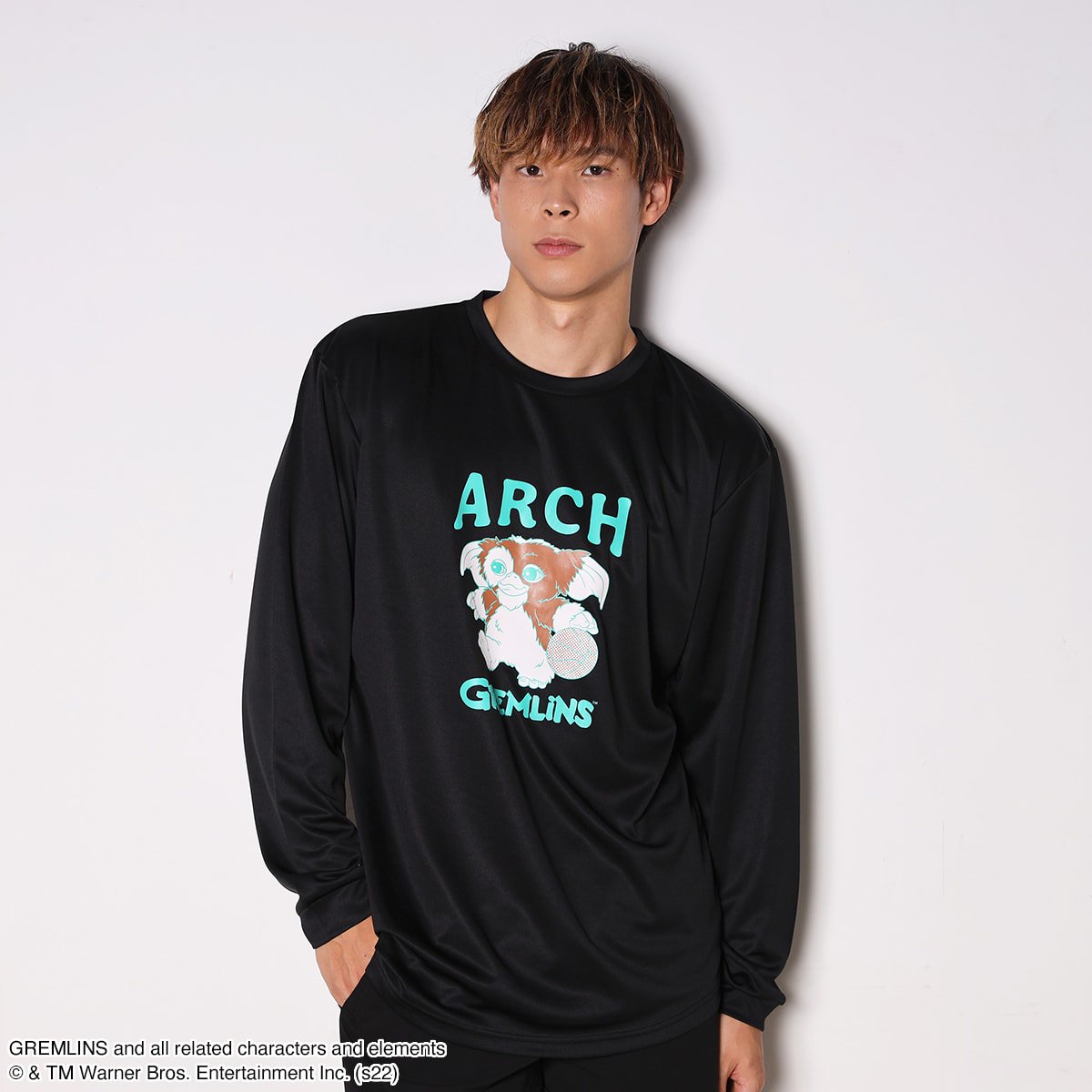 GREMLINS | Arch naughty L/S tee [DRY]【black】 - Arch ☆ アーチ  [バスケットボール＆ライフスタイルウェア Basketball&Lifestyle wear]