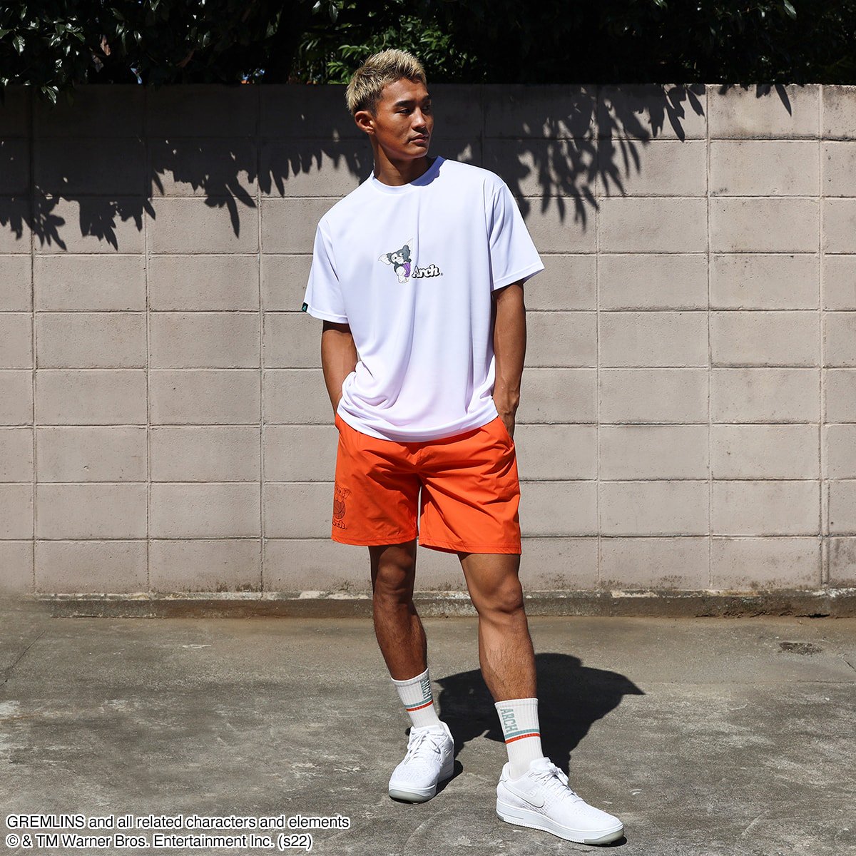 GREMLINS | Arch pop-up shorts【orange】 - Arch ☆ アーチ [バスケットボール＆ライフスタイルウェア  Basketball&Lifestyle wear]