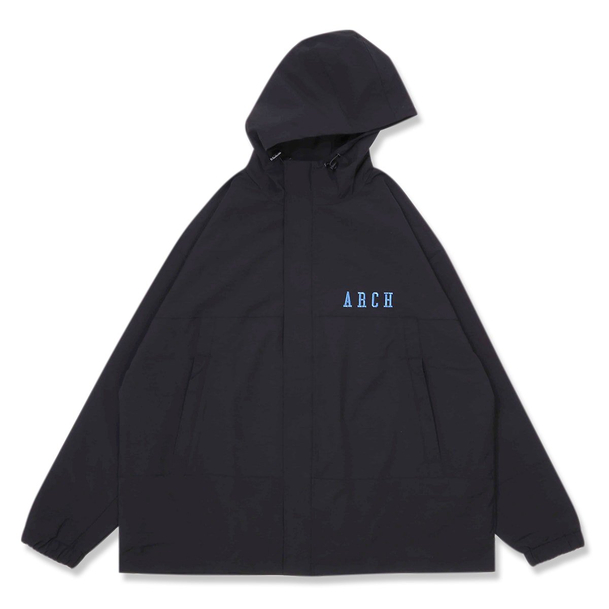 transition paneled jacket【black】
