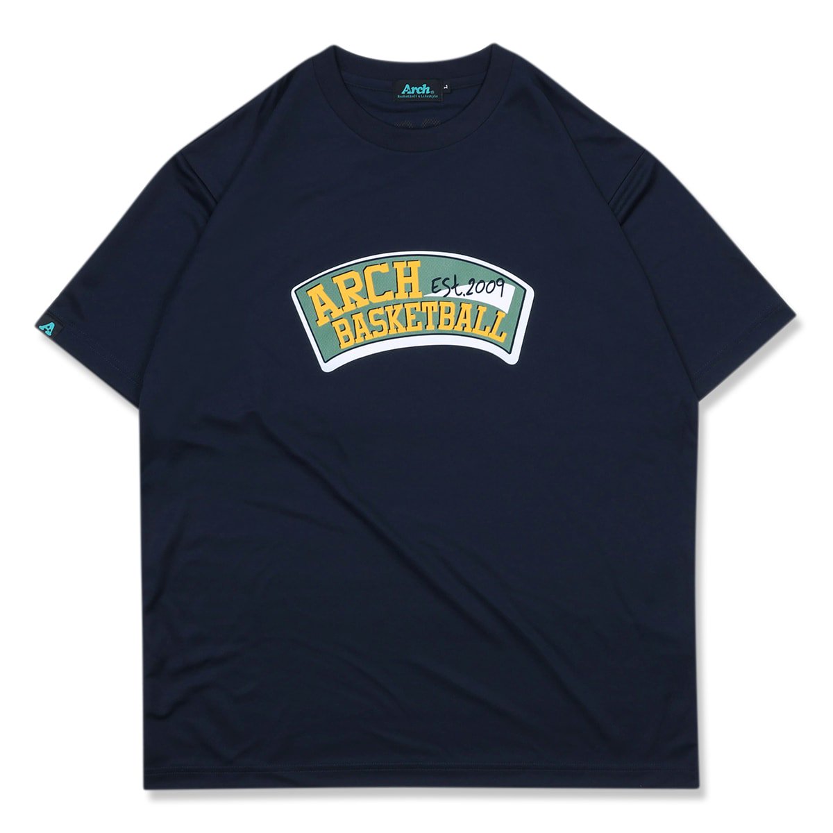 sign plate tee [DRY]【navy】