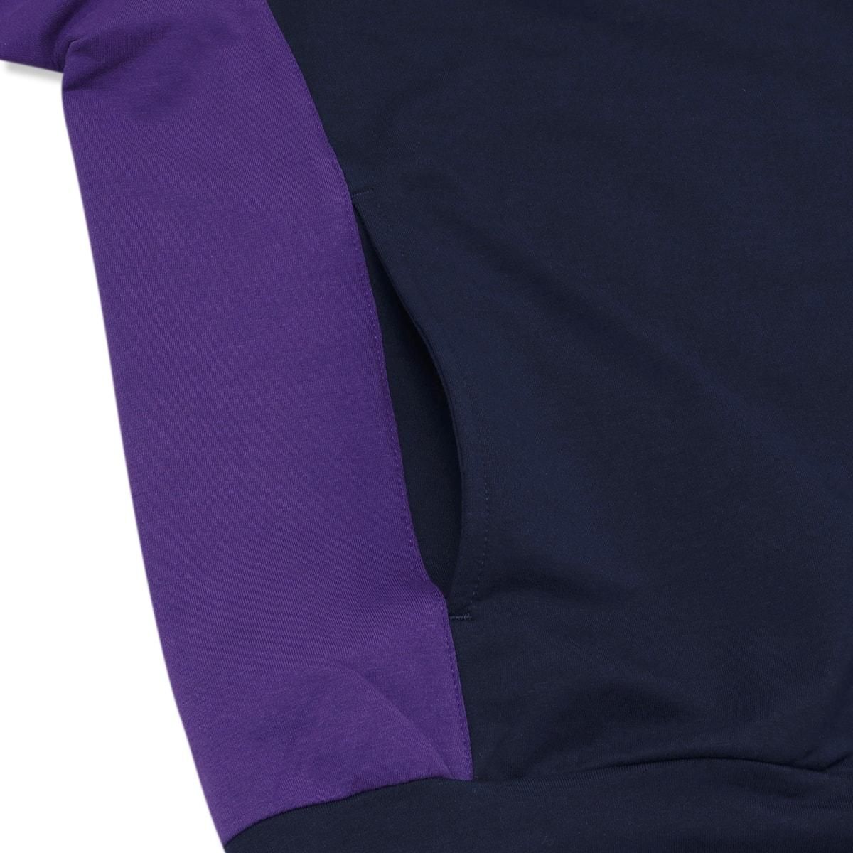 half zipped two-tone sweat shirt【navy】 - Arch ☆ アーチ