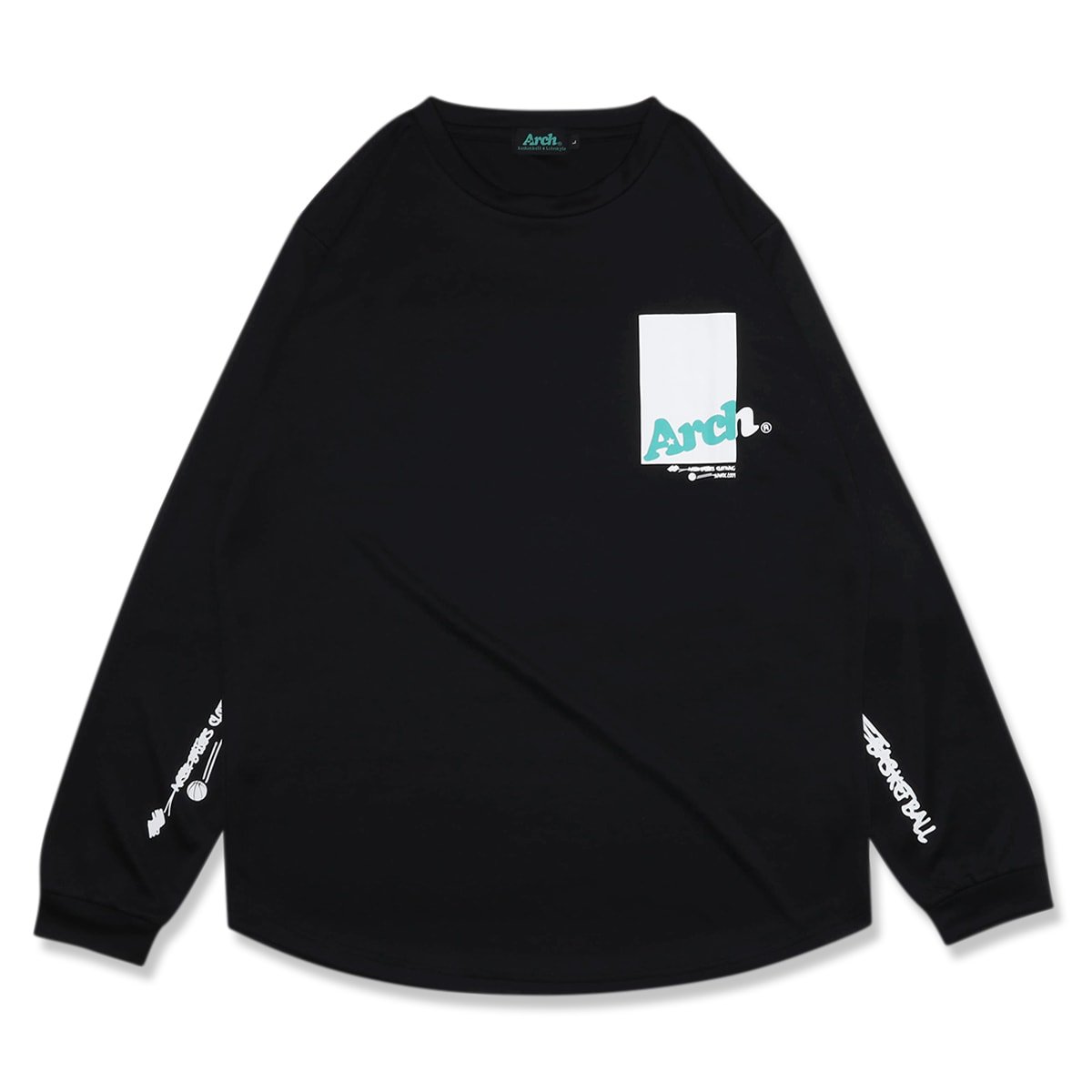 stick out L/S tee [DRY]【black】