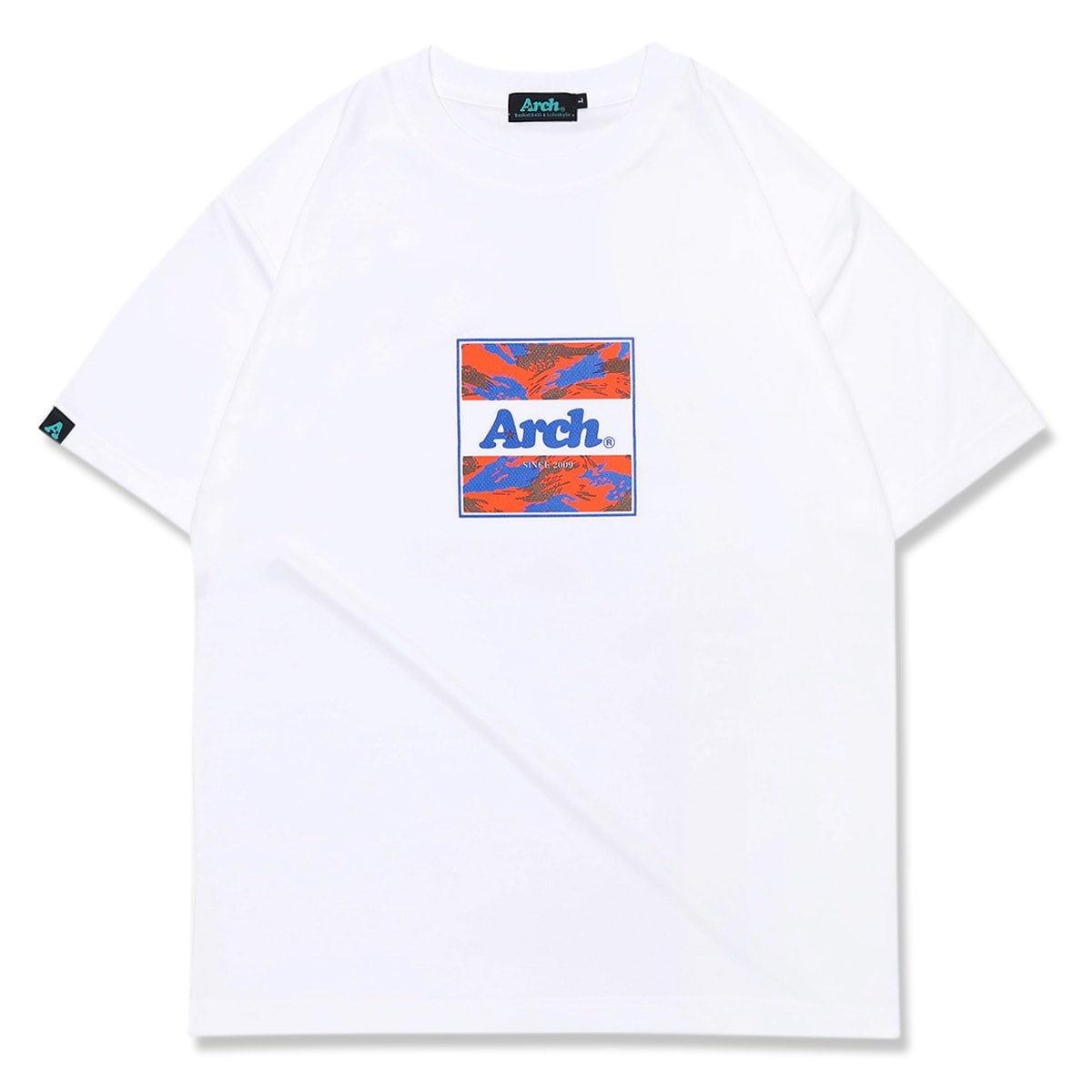 lizard camo box logo tee [DRY]【white】 - Arch ☆ アーチ