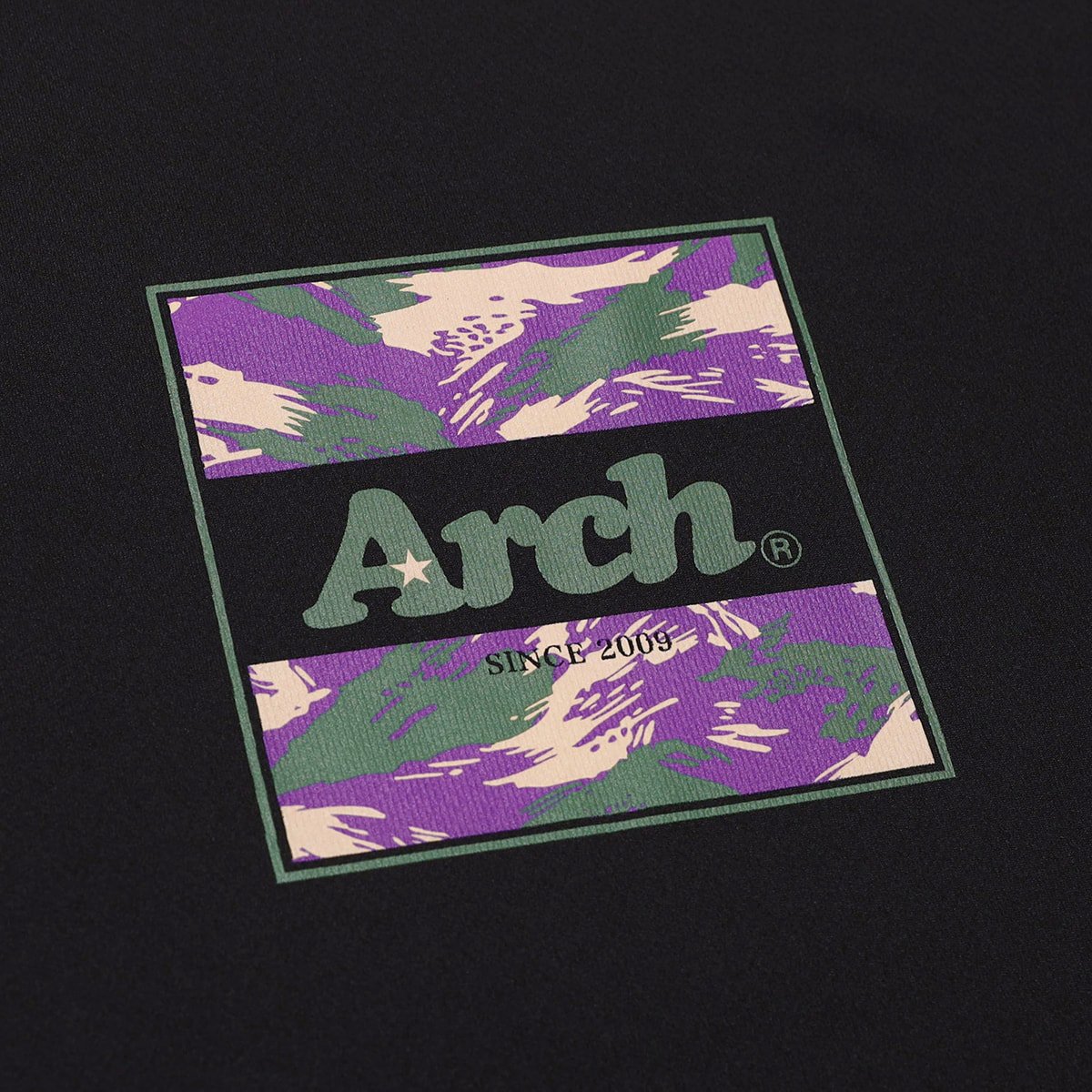 lizard camo box logo tee [DRY]【black】 - Arch ☆ アーチ