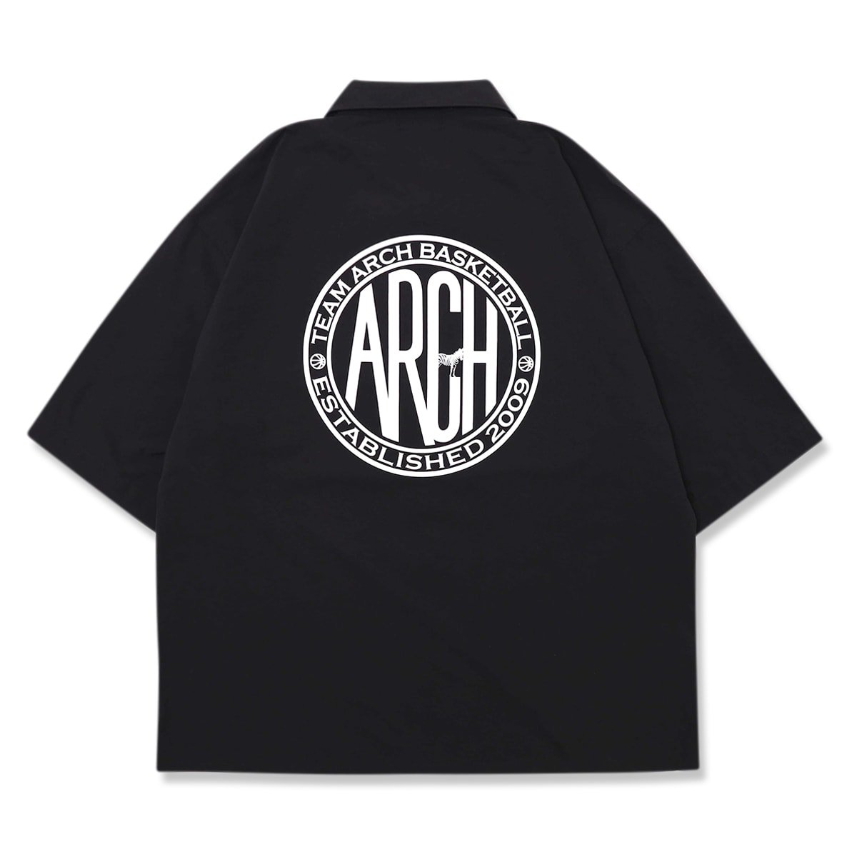 team arch circle wide shirt【black】 - Arch ☆ アーチ [バスケットボール＆ライフスタイルウェア  Basketball&Lifestyle wear]