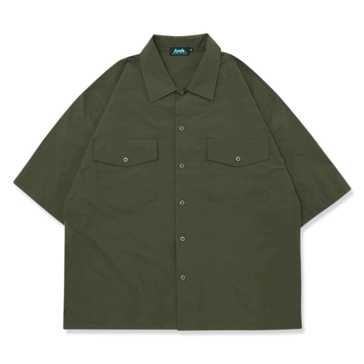 team arch circle wide shirt【khaki】 - Arch ☆ アーチ