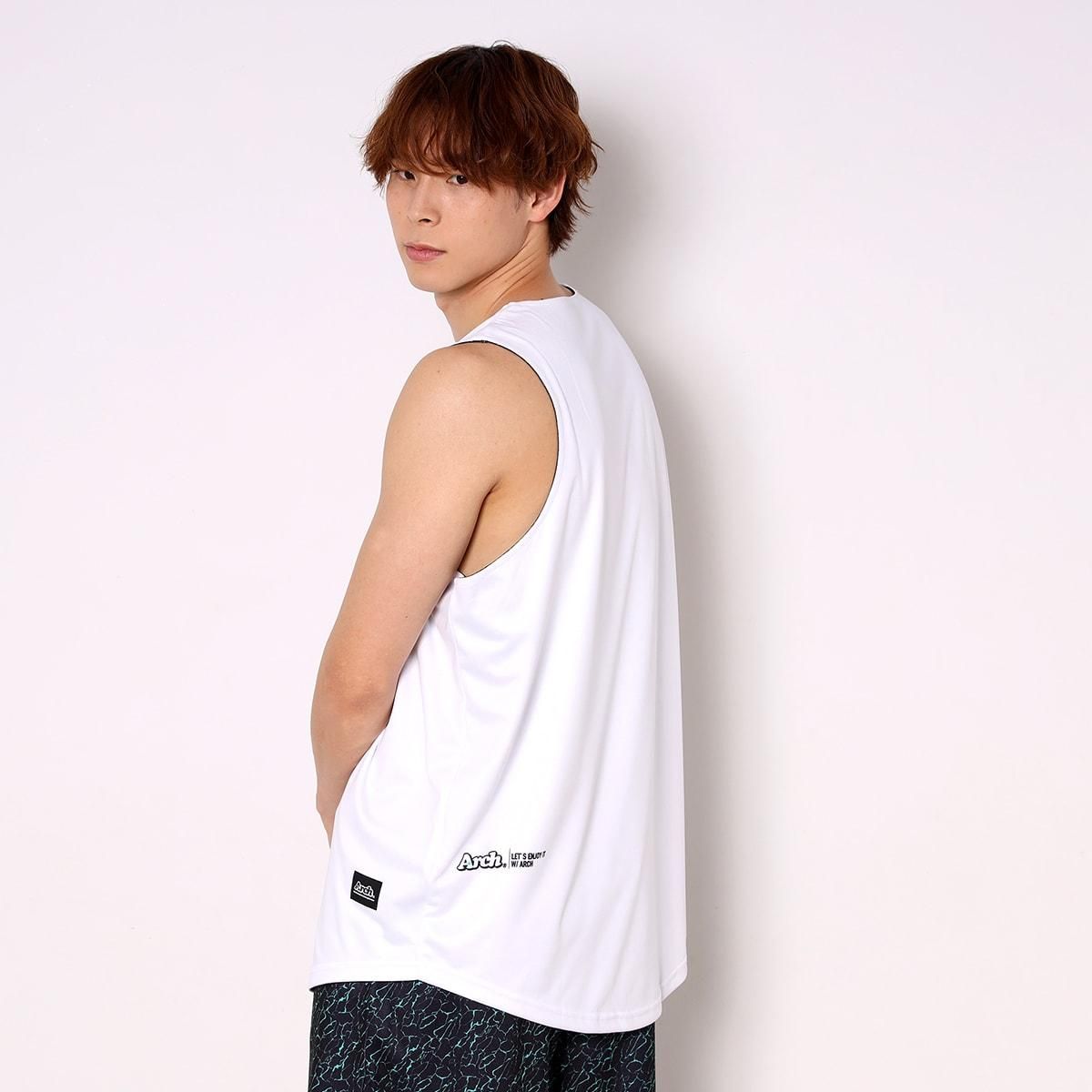 cracked rev. tank [DRY]【white/black】 - Arch ☆ アーチ