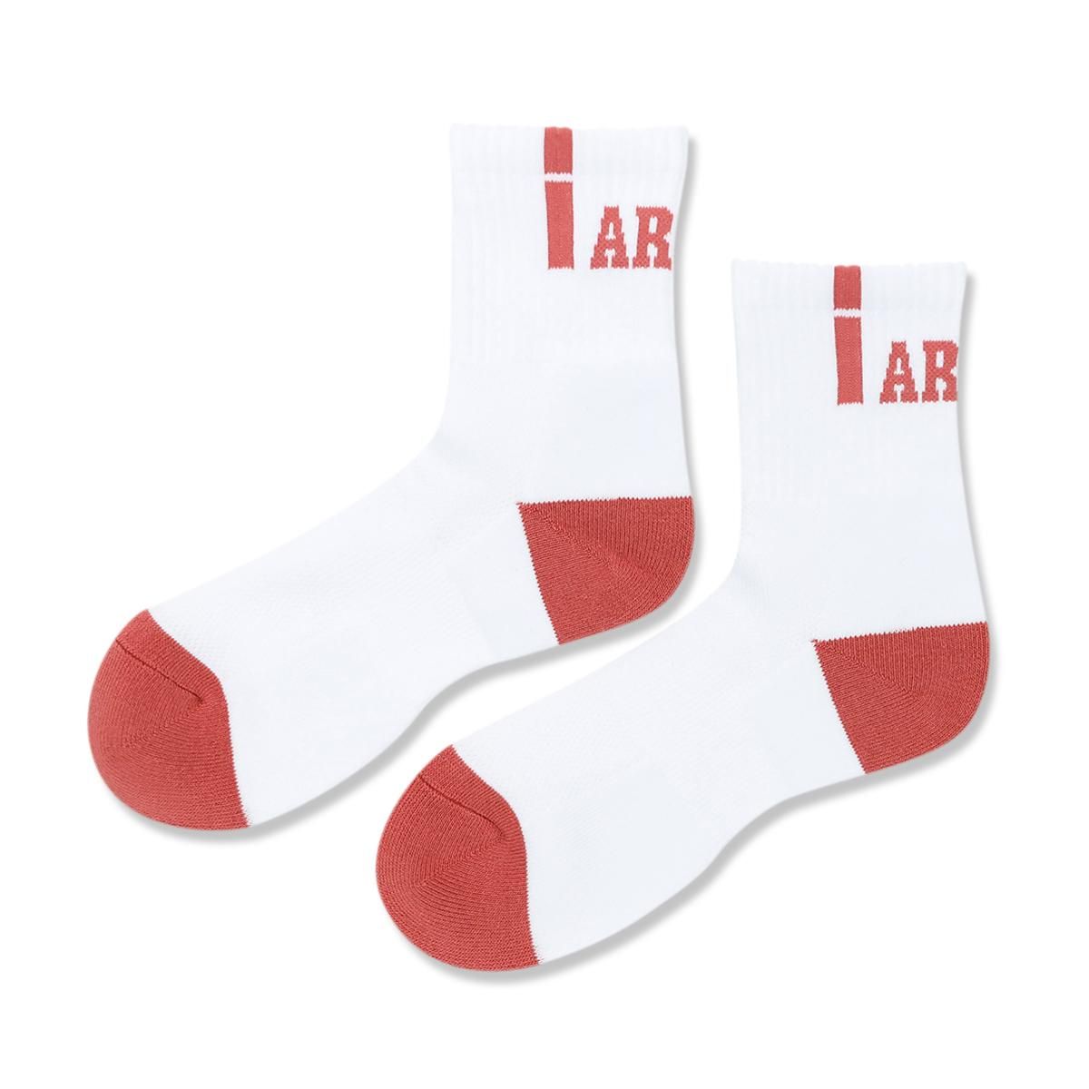 ARCH　バスケ　セットアップ　XXL vertical crew socks【white/blue】 - Arch ☆ アーチ