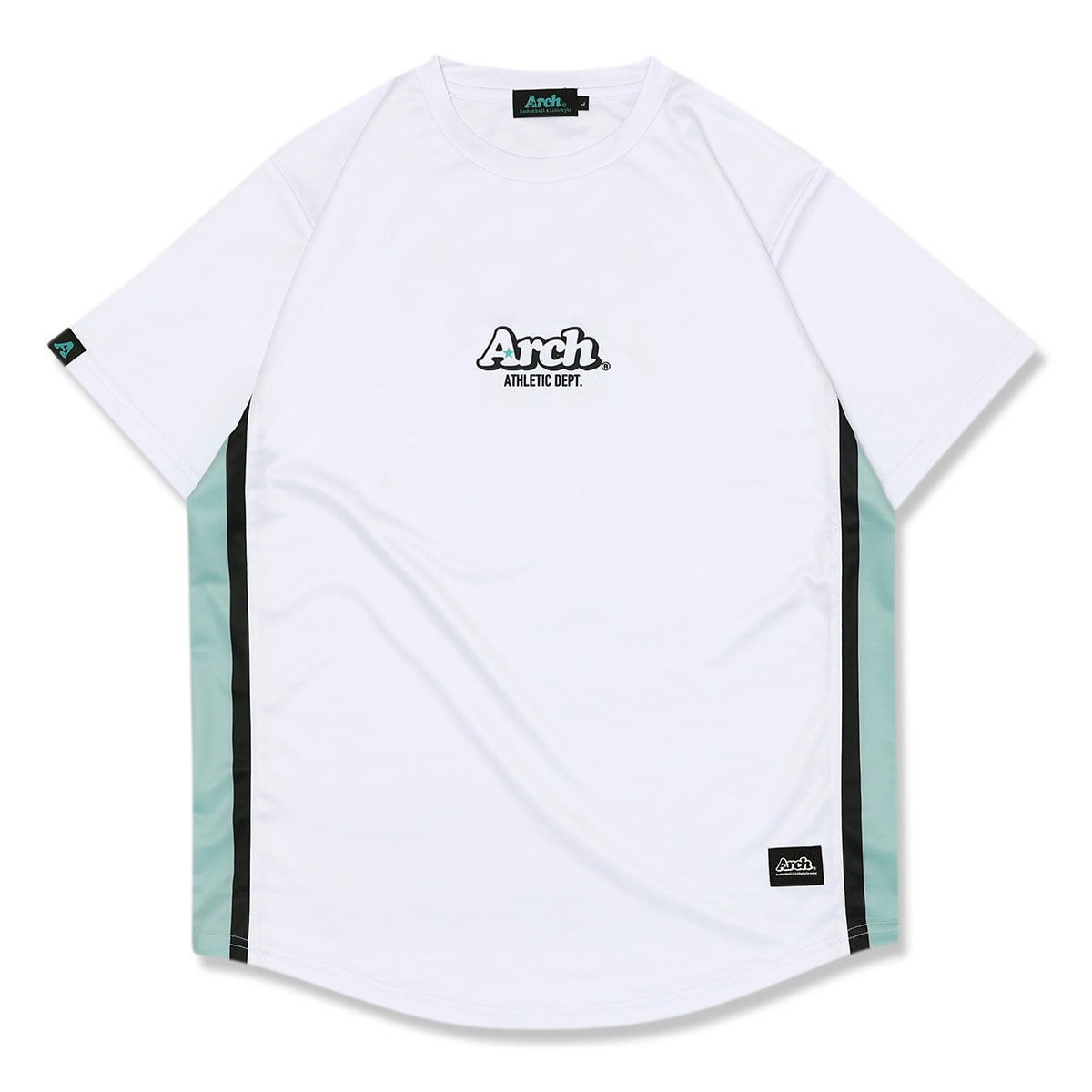 essential athletic tee [DRY]【white】 - Arch ☆ アーチ