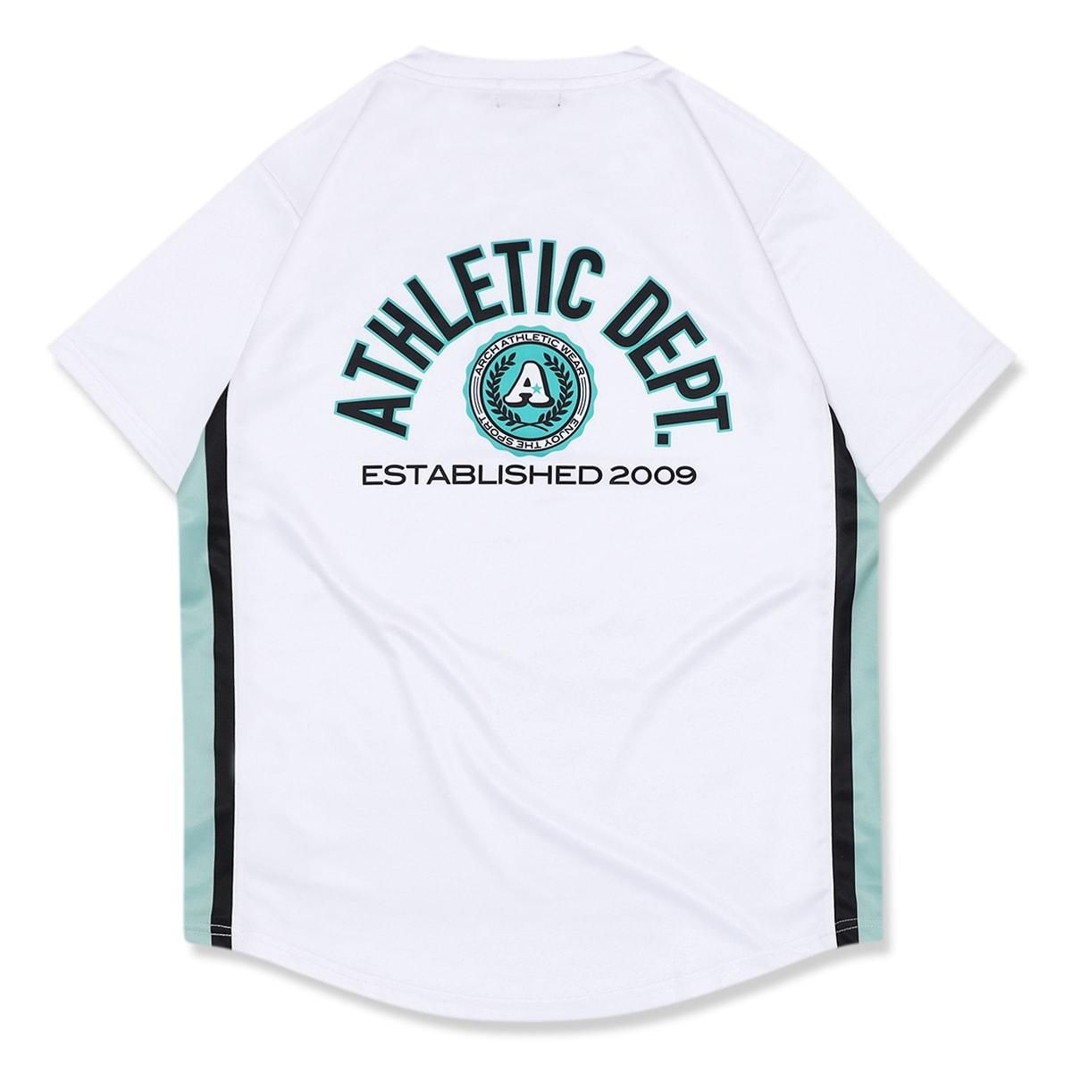 essential athletic tee DRY white Arch