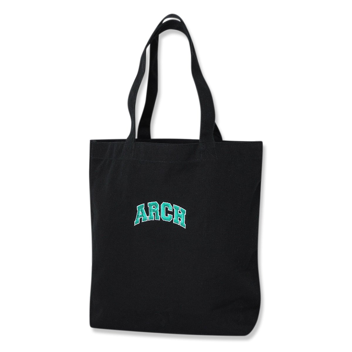 college logo tote bag [medium]【black】