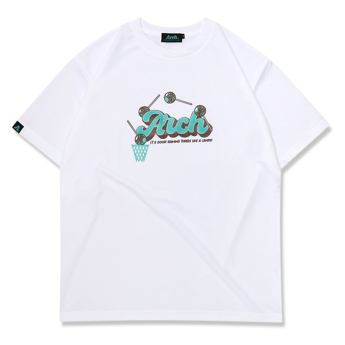 candy shot tee [DRY]【white】