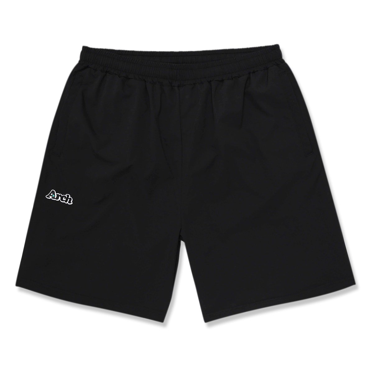 side drop shorts【black】