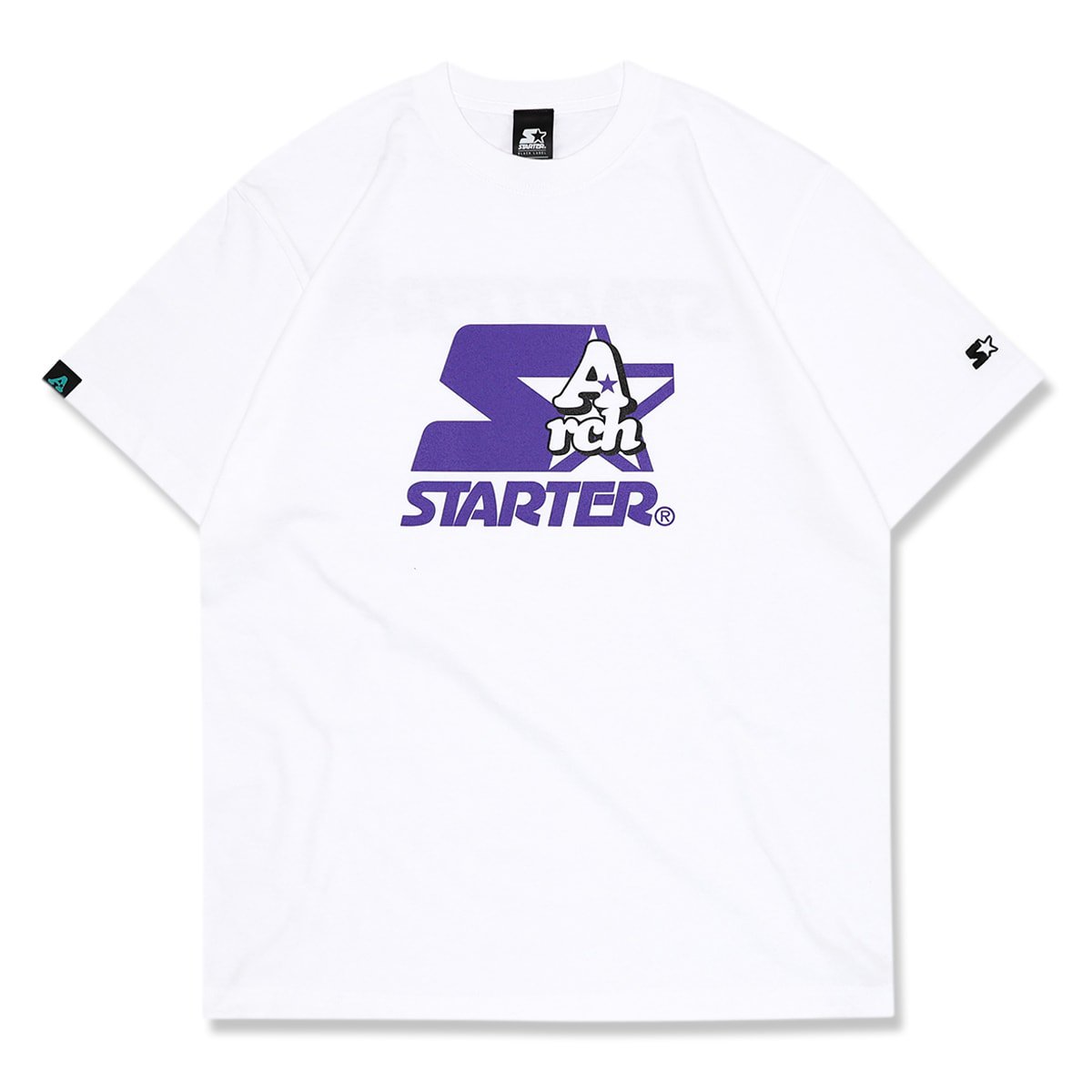 STARTER BLACK LABEL × Arch playful star tee【white】 - Arch
