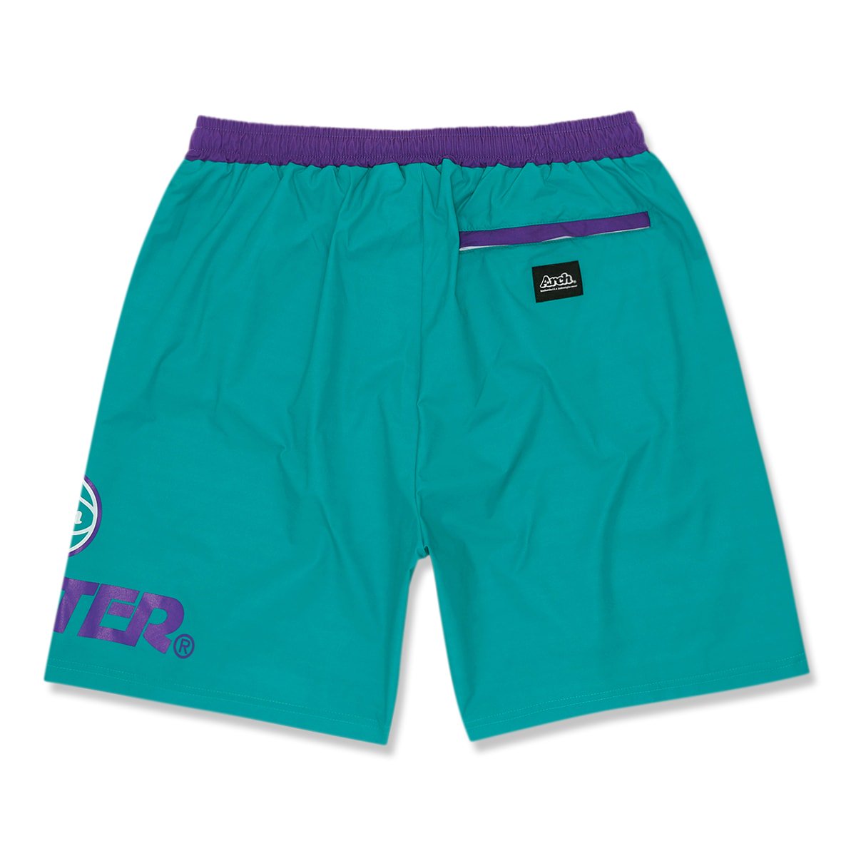 STARTER BLACK LABEL × Arch BB logo shorts【peacock】 - Arch