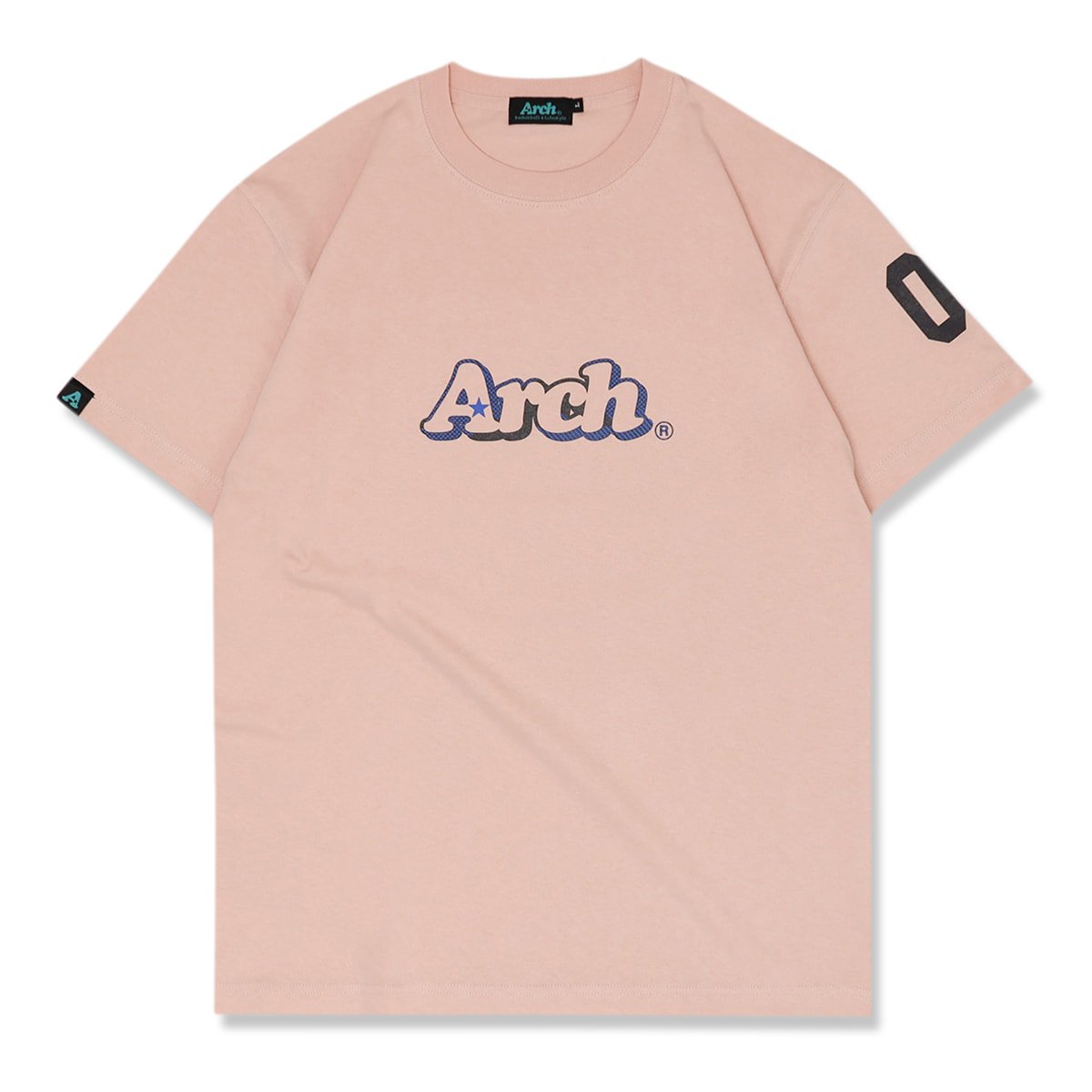 dot line basic logo tee【pink】 - Arch ☆ アーチ [バスケットボール