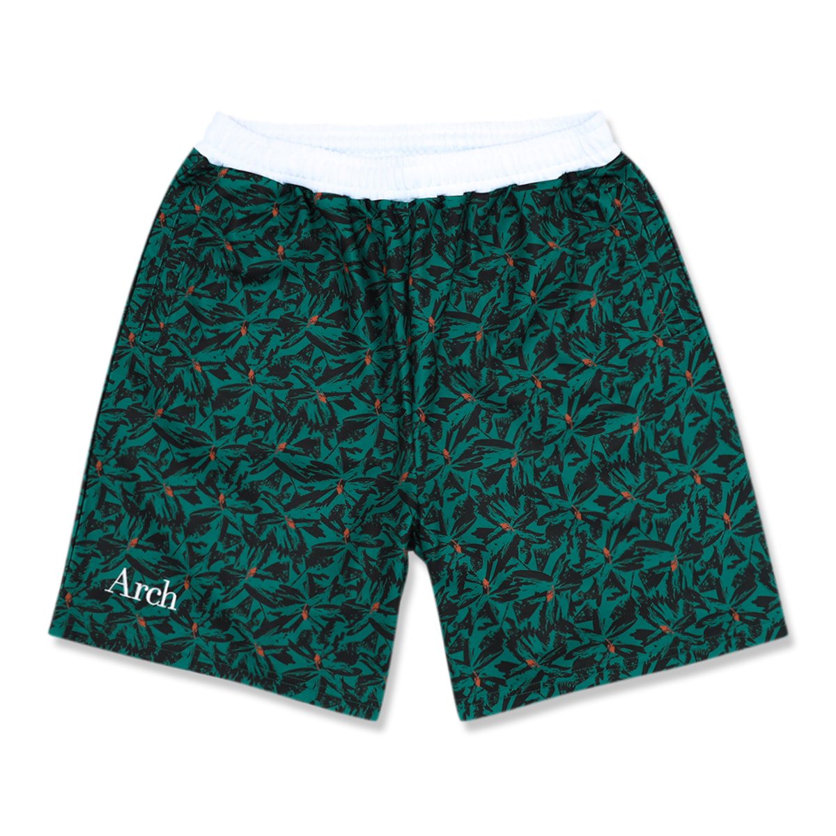 brushed bloom shorts【green】