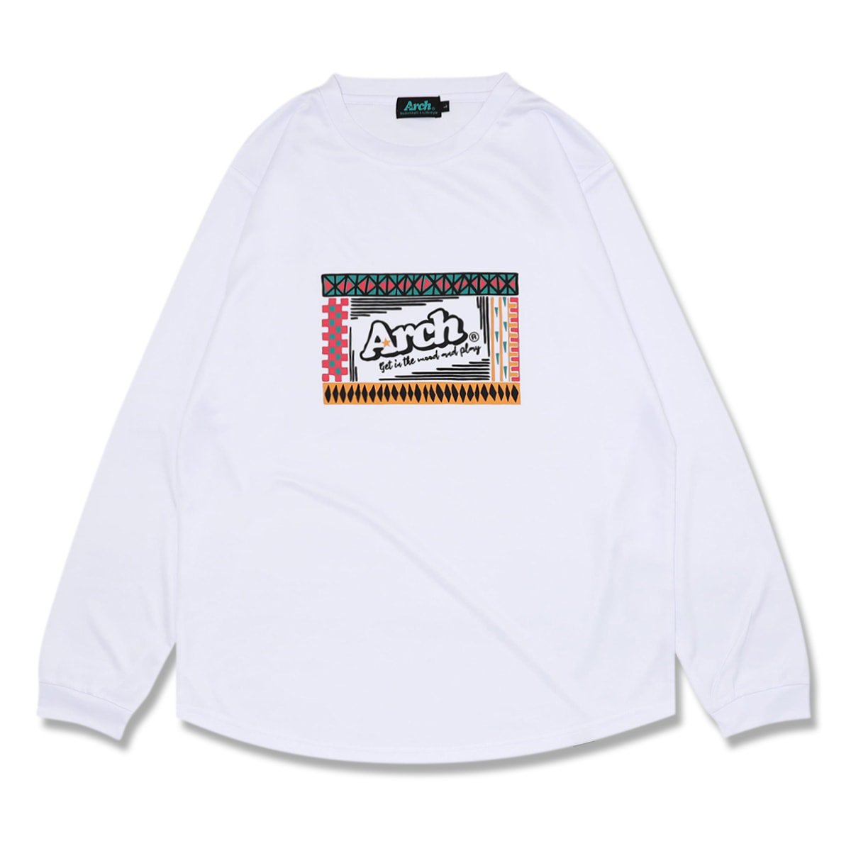 rough designed L/S tee [DRY]【white】 - Arch ☆ アーチ