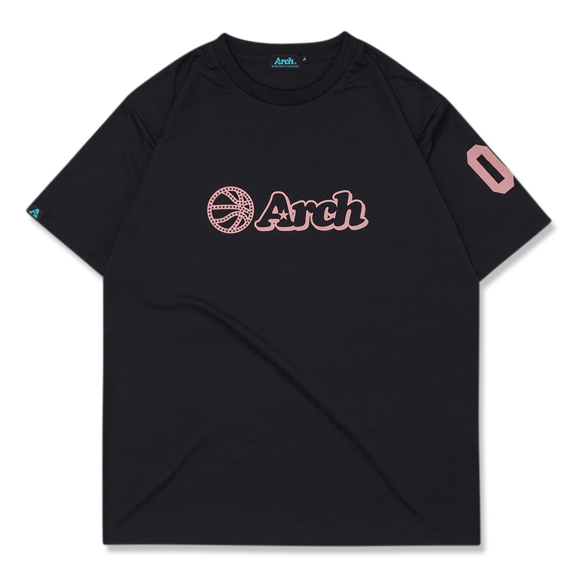 ball logo tee [DRY]【black/pink beige】 - Arch ☆ アーチ 