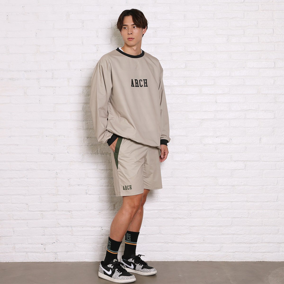 standard wind crewneck shirt【sand】 - Arch ☆ アーチ