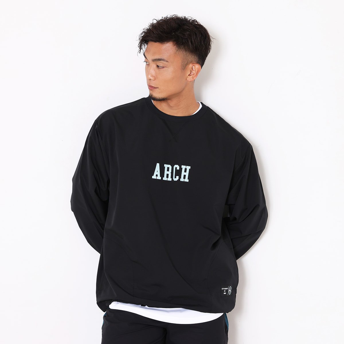 standard wind crewneck shirt【black】 - Arch ☆ アーチ