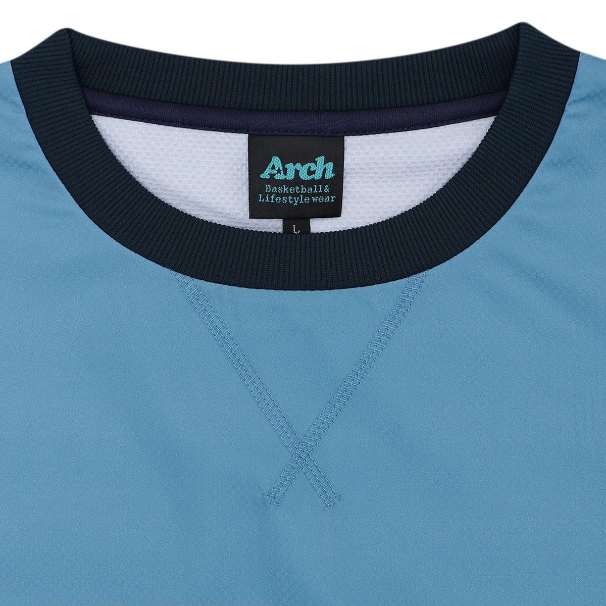 standard wind crewneck shirt【slate blue】 - Arch ☆ アーチ [バスケットボール＆ライフスタイルウェア  Basketball&Lifestyle wear]