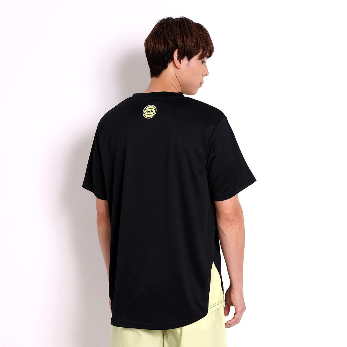 split logo tee [DRY]【black】 - Arch ☆ アーチ